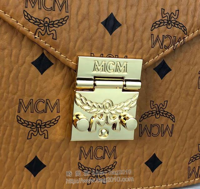 MCM女包 原單 6230 Patricia郵差單肩包 MCM經典圖案 MCM斜挎女包  mdmc1366